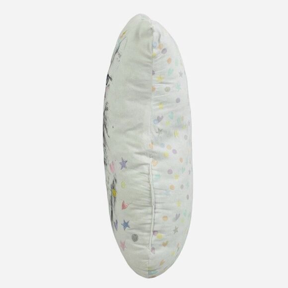 RARE 2016 Pottery Barn Kids 17" Cat Pillow Plush Crown Embroidered Shapes Kitty - Picture 4 of 14